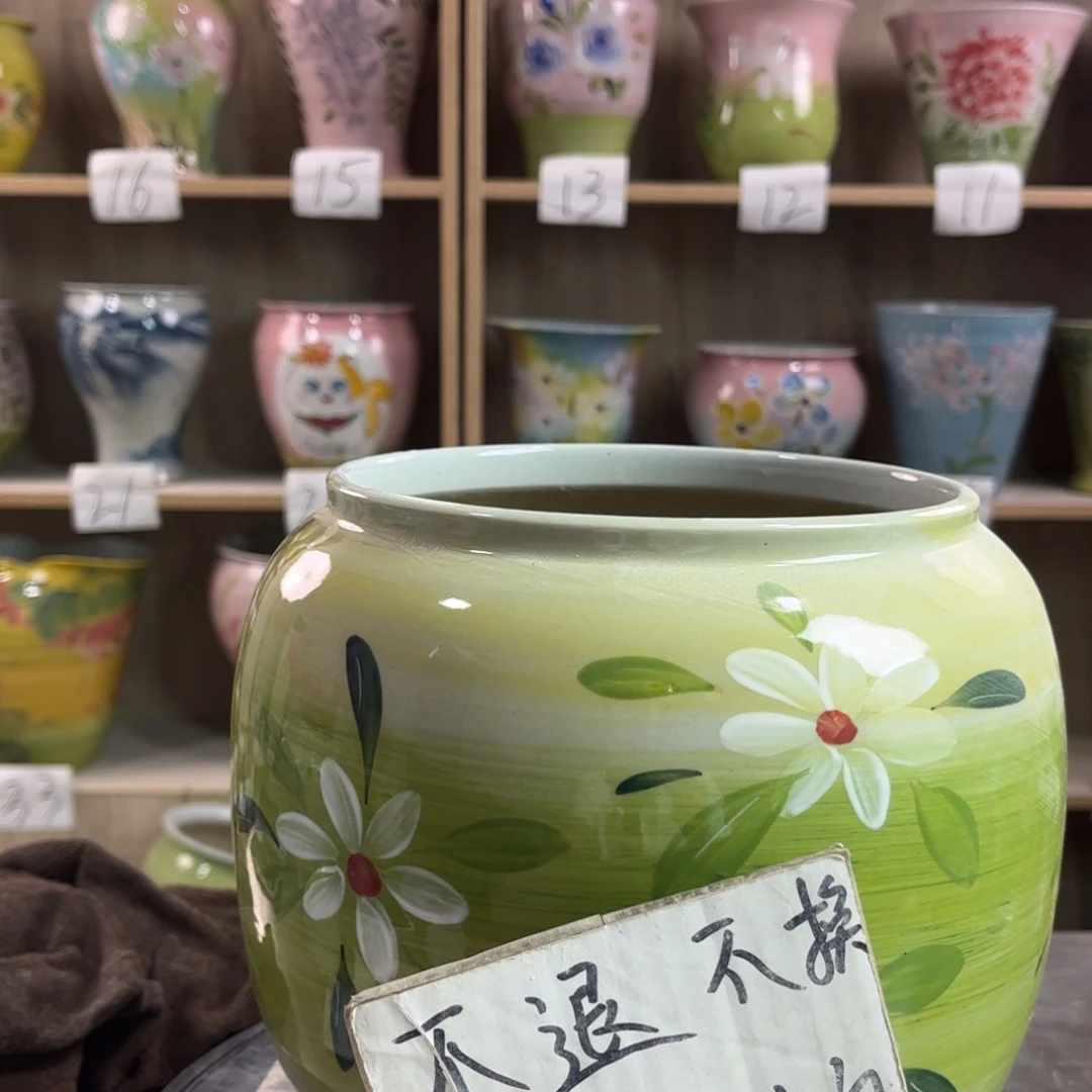 景德镇陶瓷花盆花盆