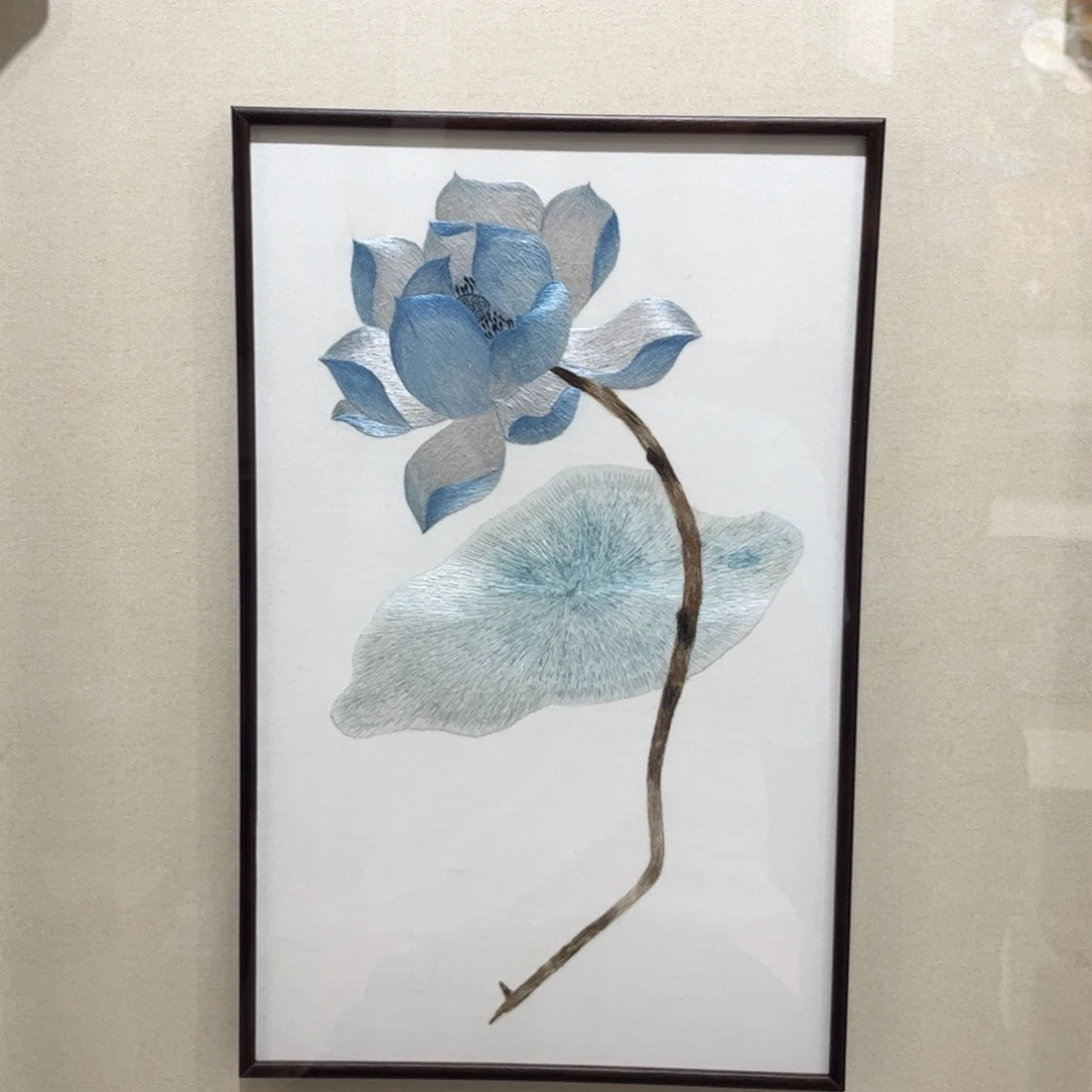 织绣纯手工制作的一