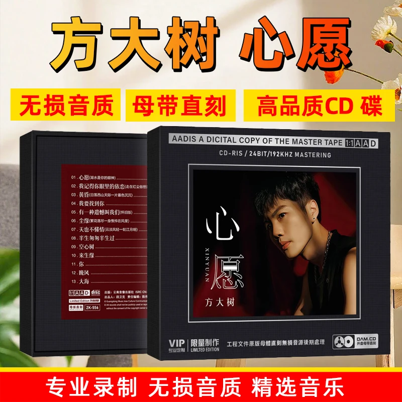 方大树CD光盘网络流行热门歌曲高音质母盘1:1母盘直刻CD碟片