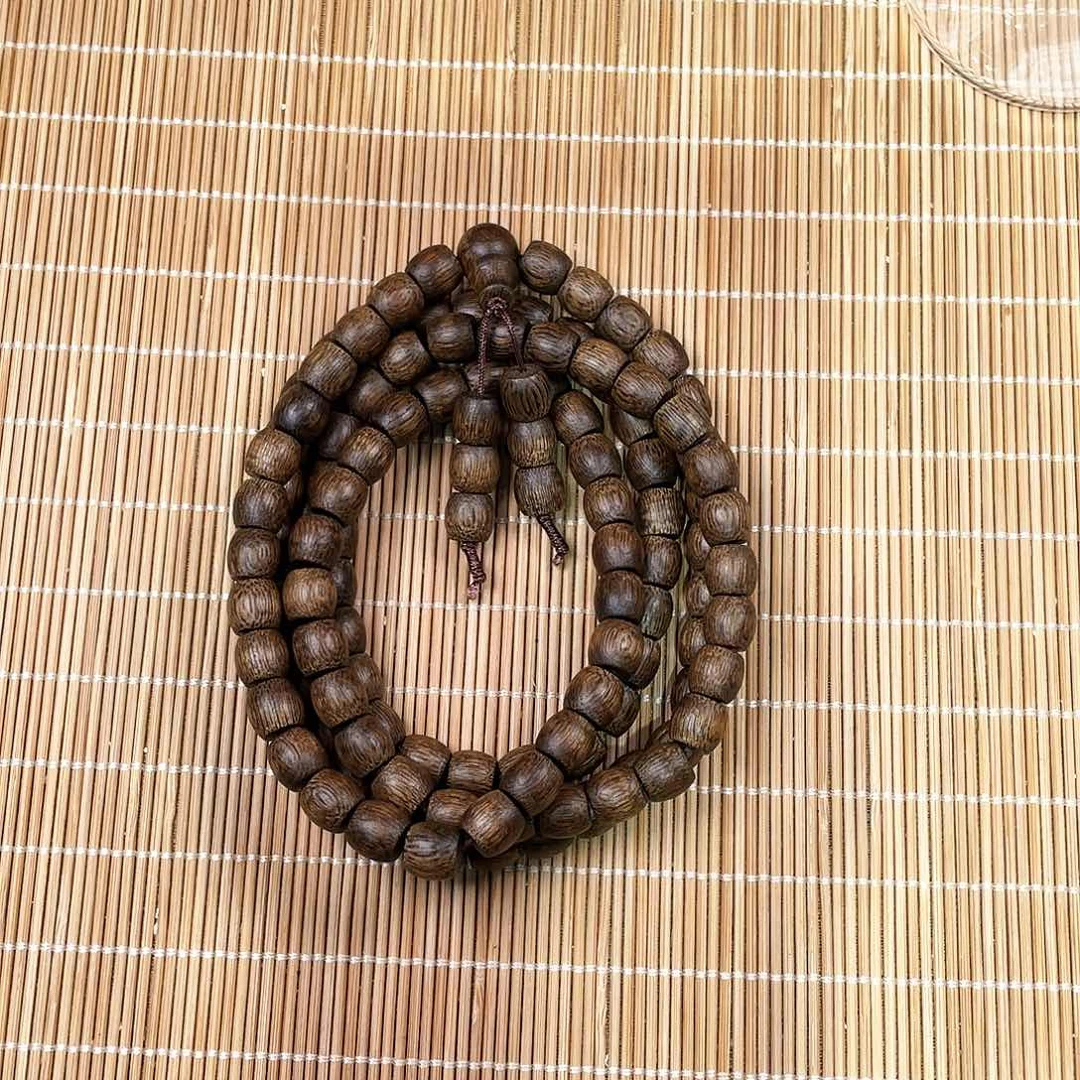 【闪购商品】沉香手串用****7越南芽庄留疤白奇楠老料