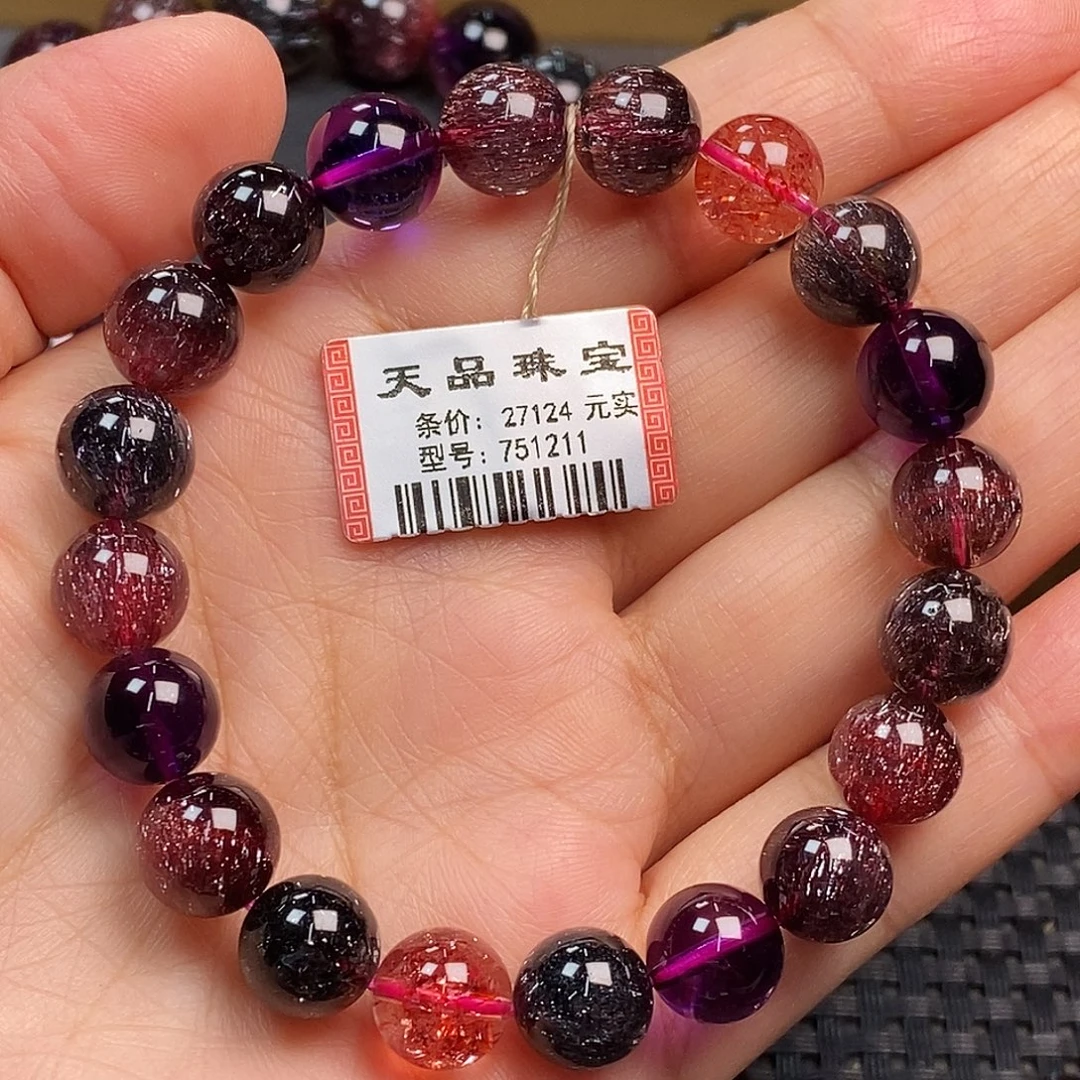 未镶嵌手链水晶超七手链751211