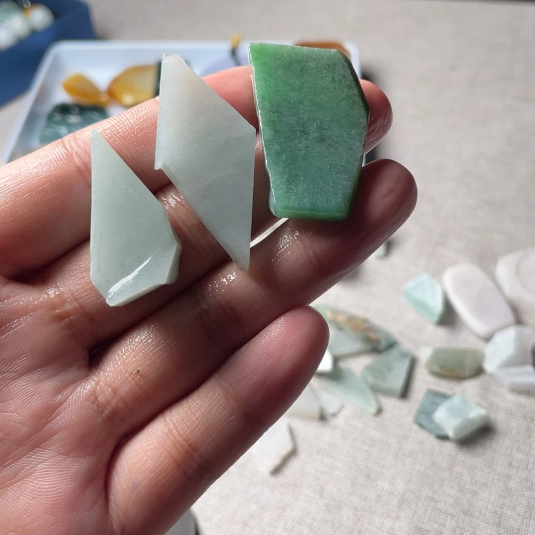 翡翠散珠翡翠一块