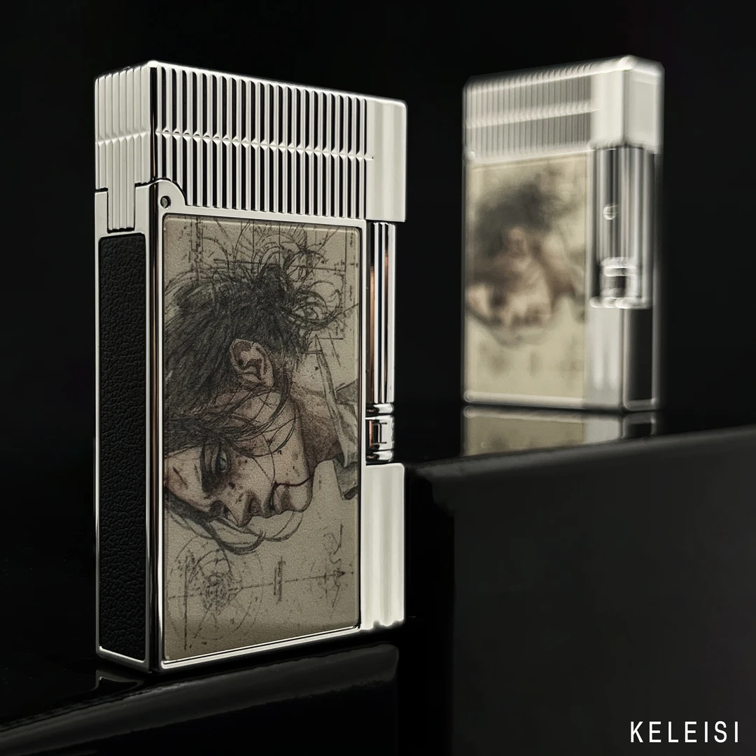 KELEISI克雷斯【进击的巨人】轻奢高档钢音纯铜朗声侧滑式充气朗声