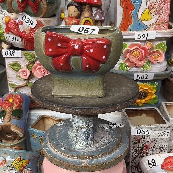 粗陶材质多肉花盆