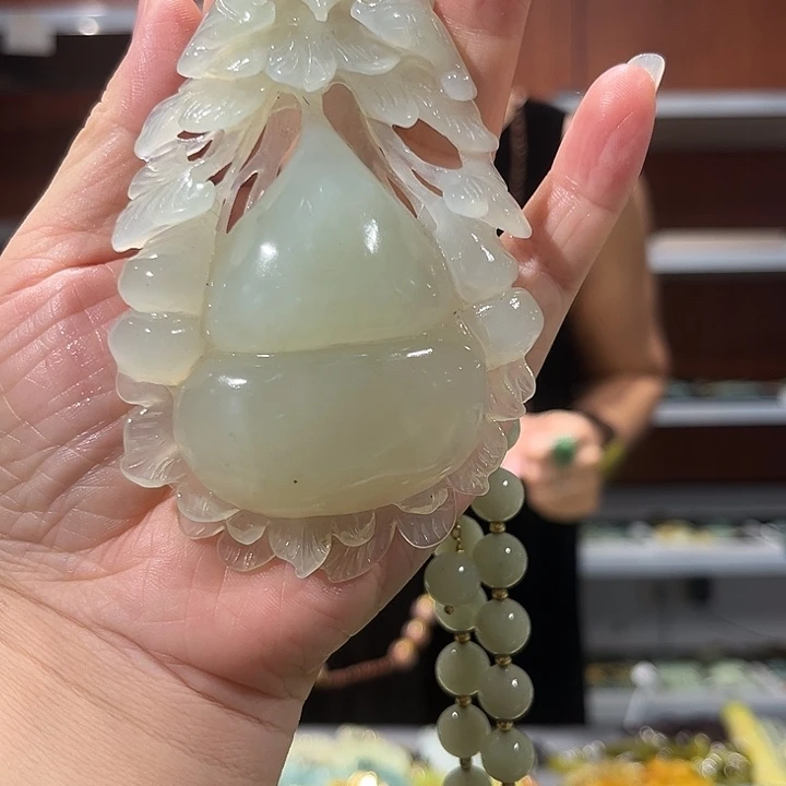 未镶嵌岫玉毛衣链