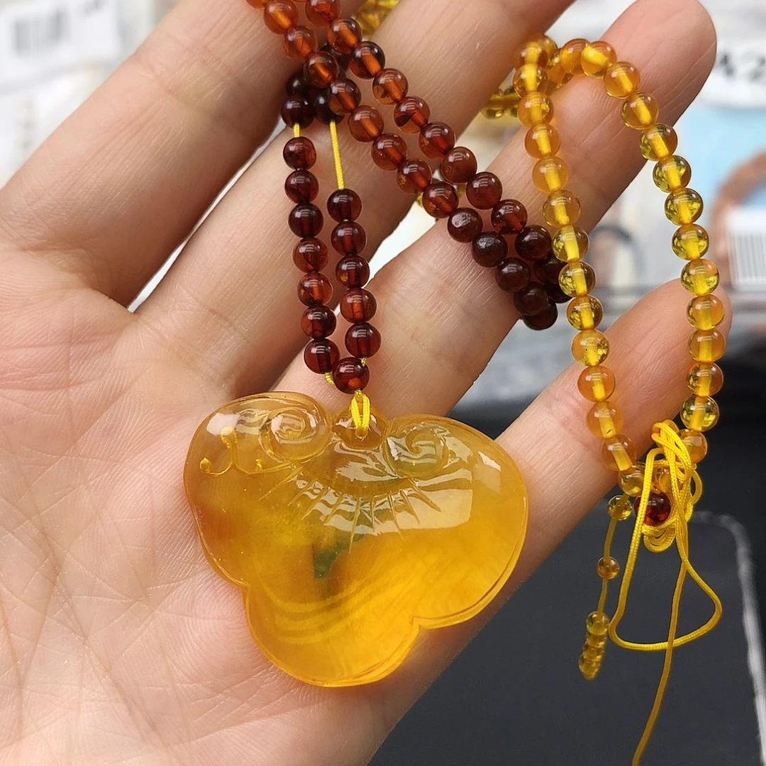 琥珀未镶嵌珠宝奇石