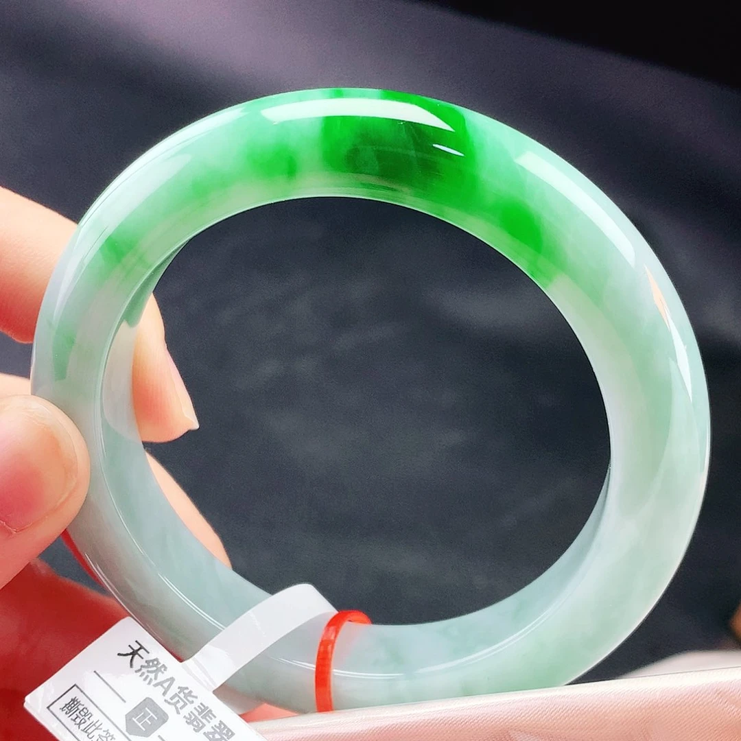 未镶嵌手镯翡翠58圈