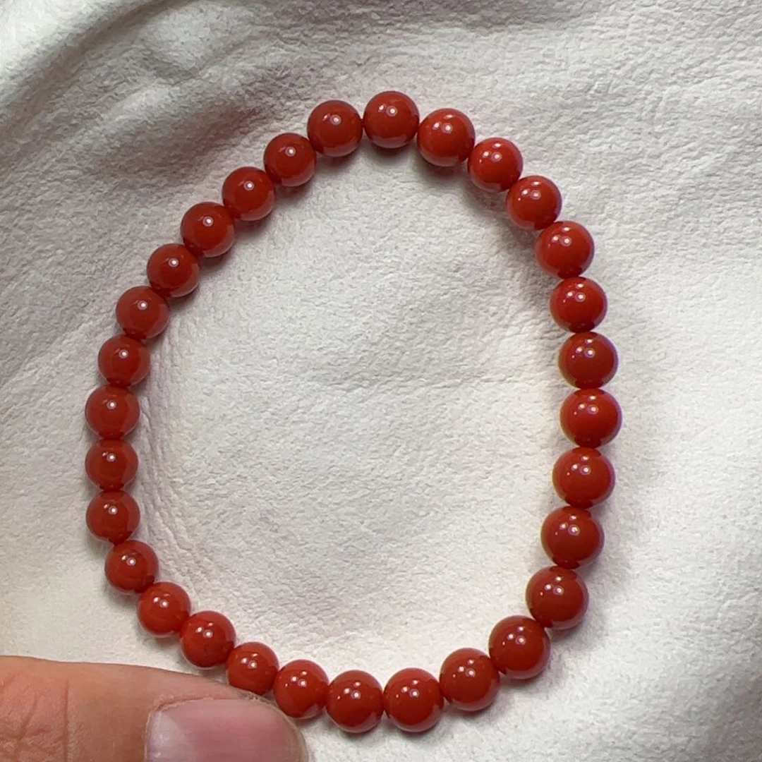 南红玛瑙手串未镶嵌
