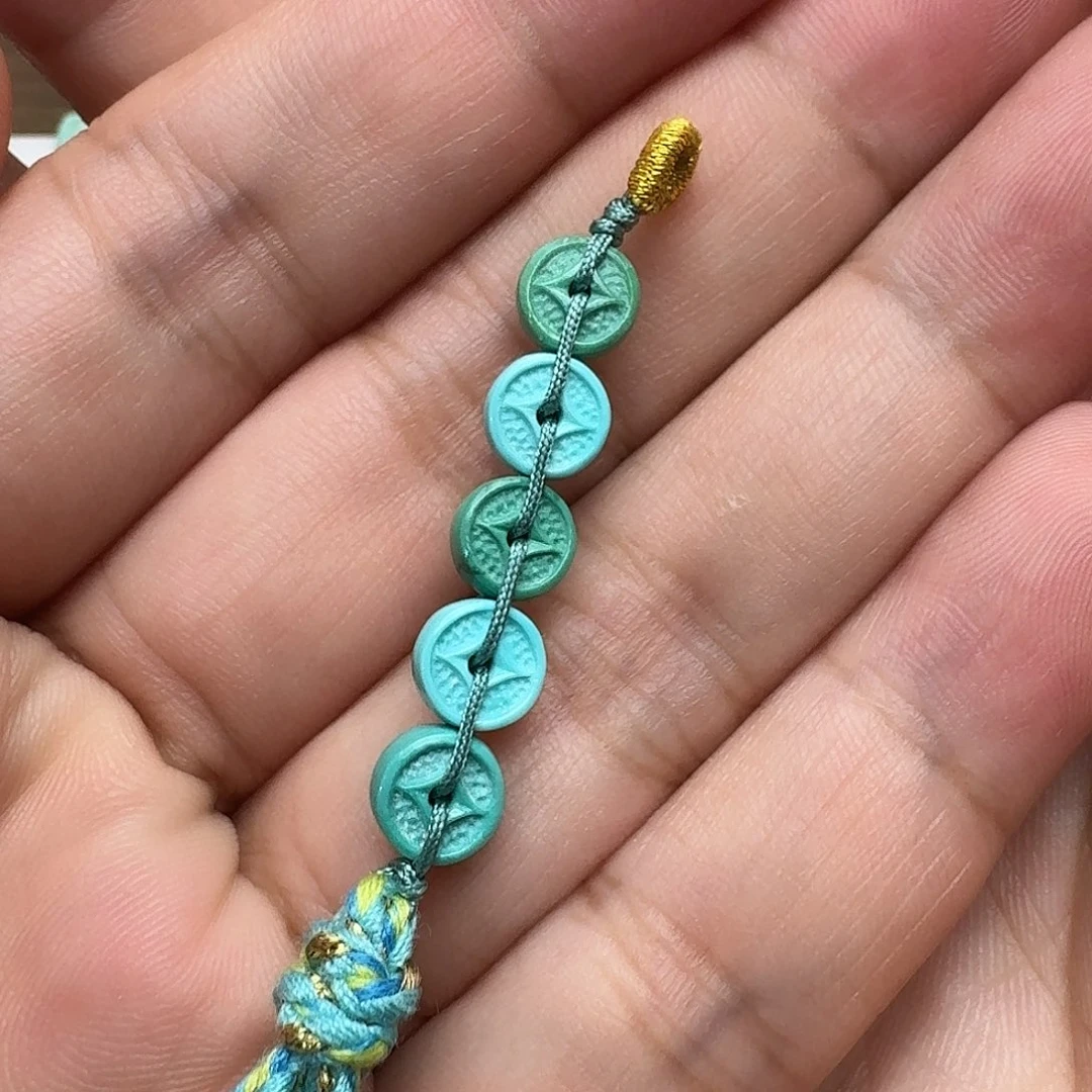 未镶嵌绿松石五帝钱