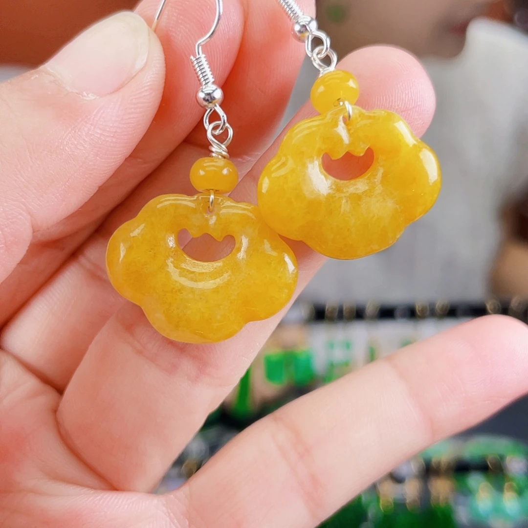 未镶嵌翡翠耳饰饰品