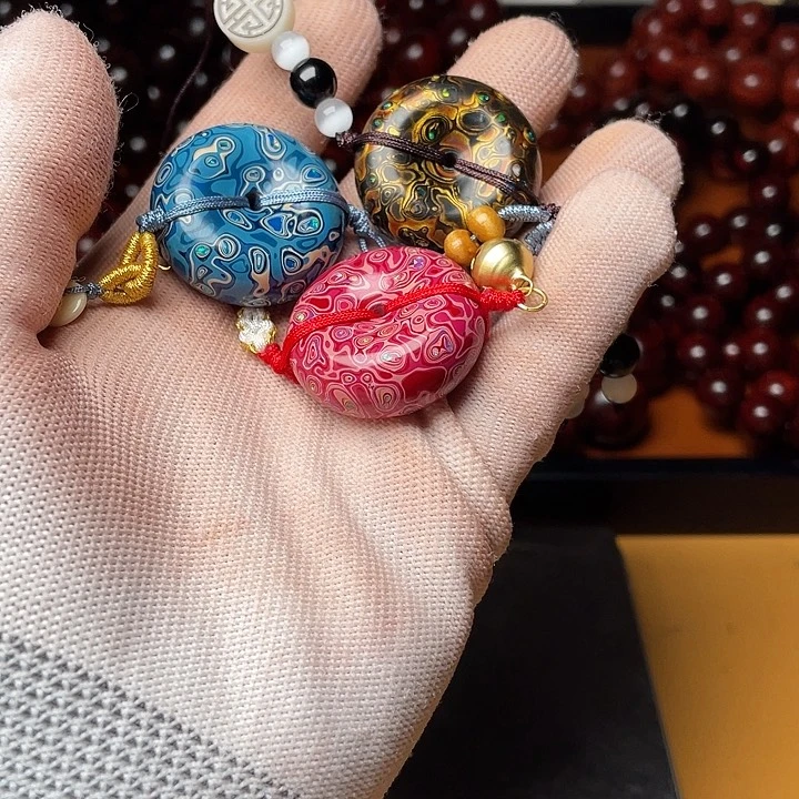 自*大漆平安扣3个 欧珀款