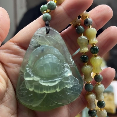 岫玉挂件未镶嵌挂件