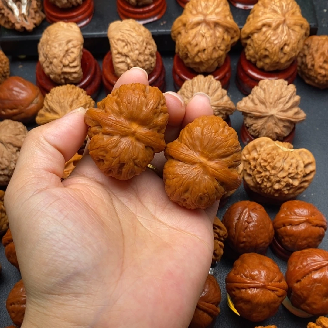 文玩核桃把件44平谷元宝