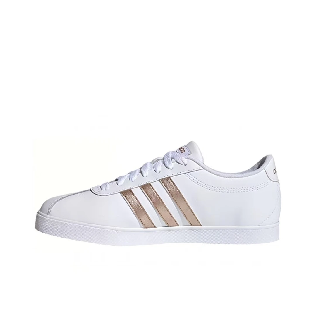 【微瑕】adidas neo Courtest 低帮休闲板鞋女款白金 FW4168