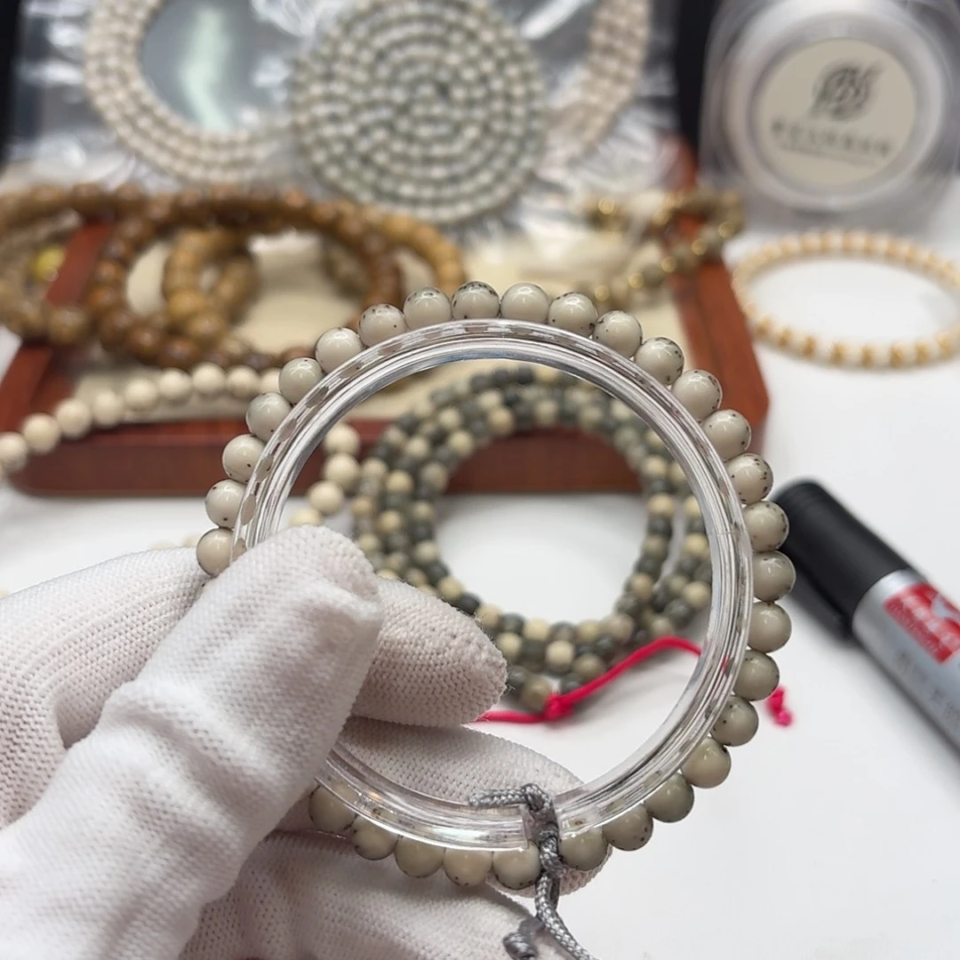 星月菩提吊坠113梵天糯冰石玉河豚6手持