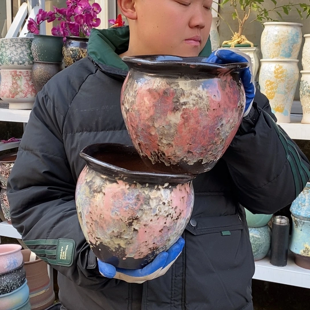 花盆紫砂口20高18福利