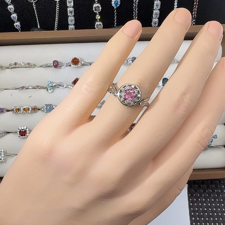 托帕石未镶嵌戒指