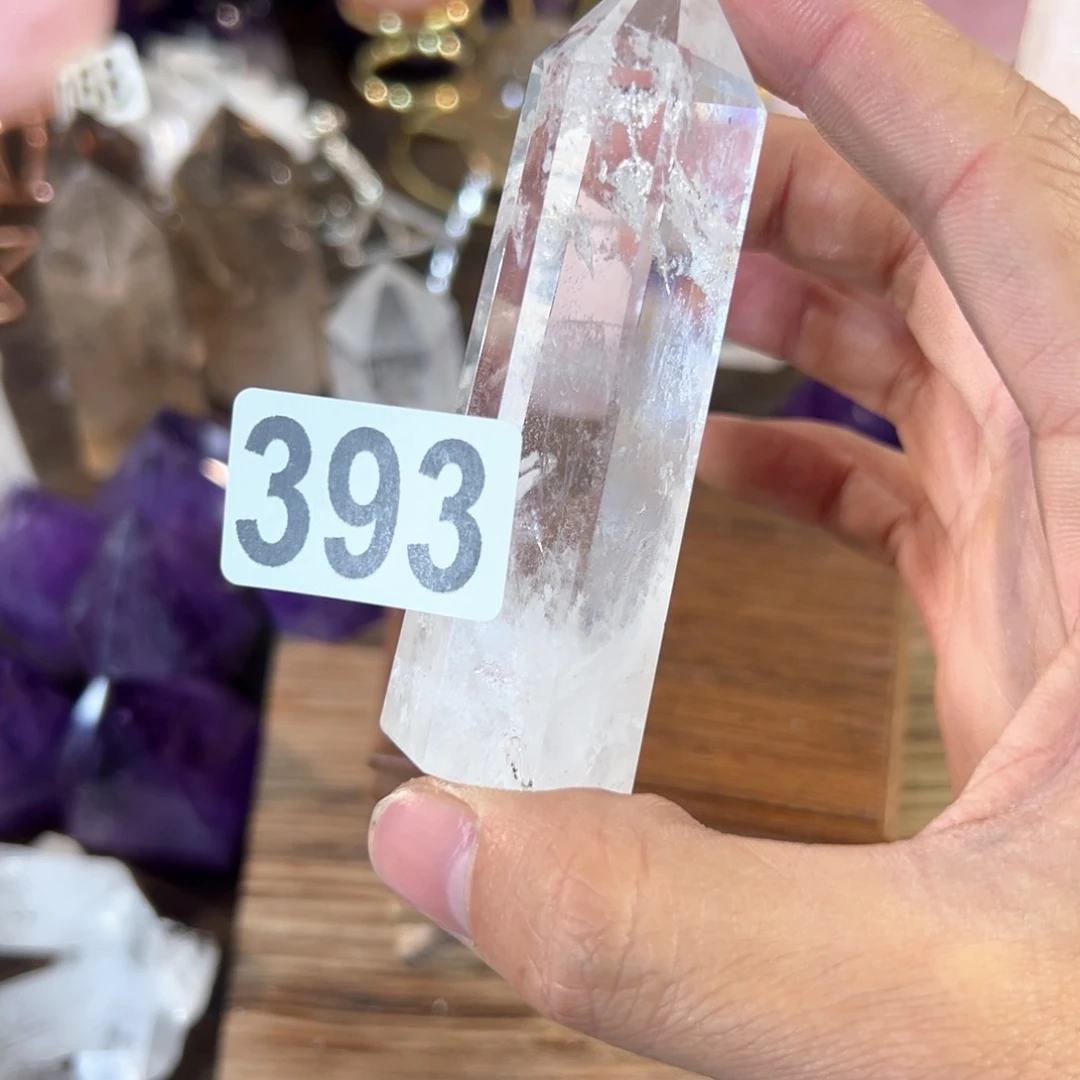 水晶天然水晶，默认微瑕未镶嵌