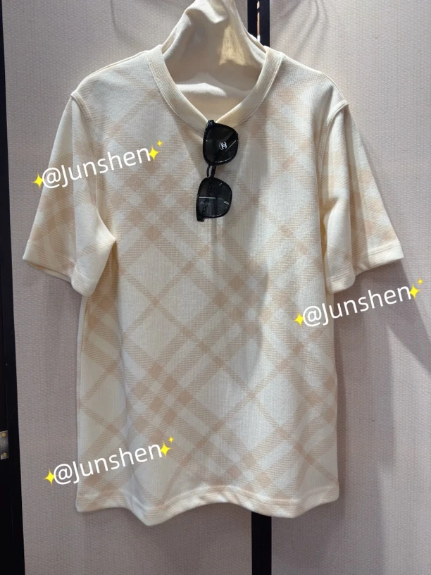 【竣深Junshen】新品进口棉质短袖T恤