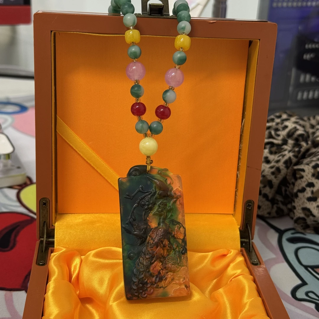 C19精美毛衣链半透凤凰牌