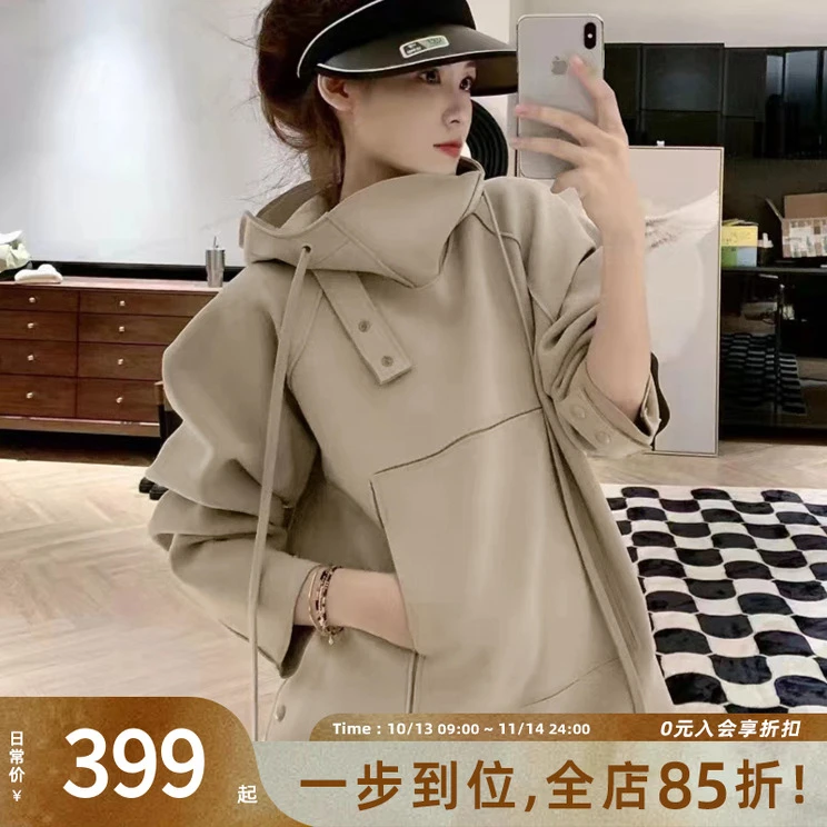 美洋MEIYANG【硬核防风系列现货】约克城堡卫衣 加厚连帽毛呢上衣