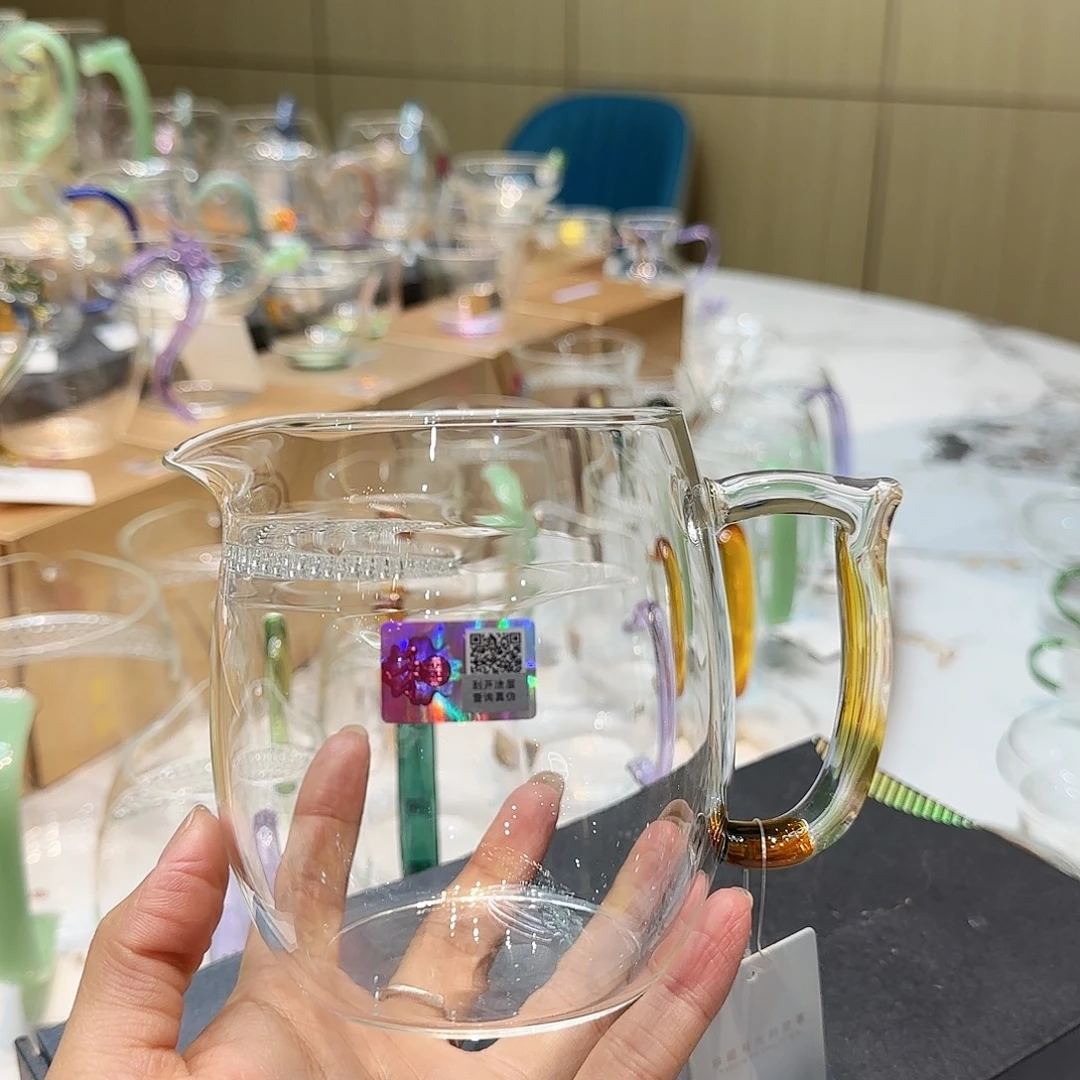 越***好禾器灵澄迷翠月牙公道杯