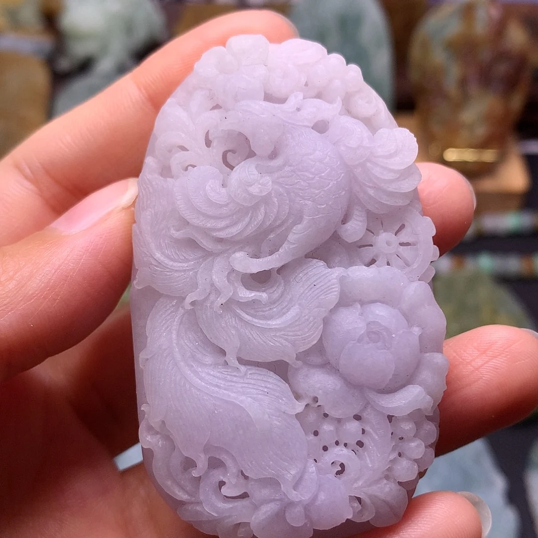 定制翡翠未镶嵌凤