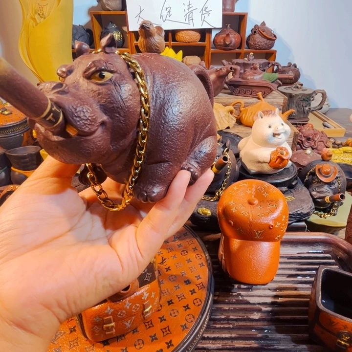 ****王茶壶拼配泥纯手工制作过程就是