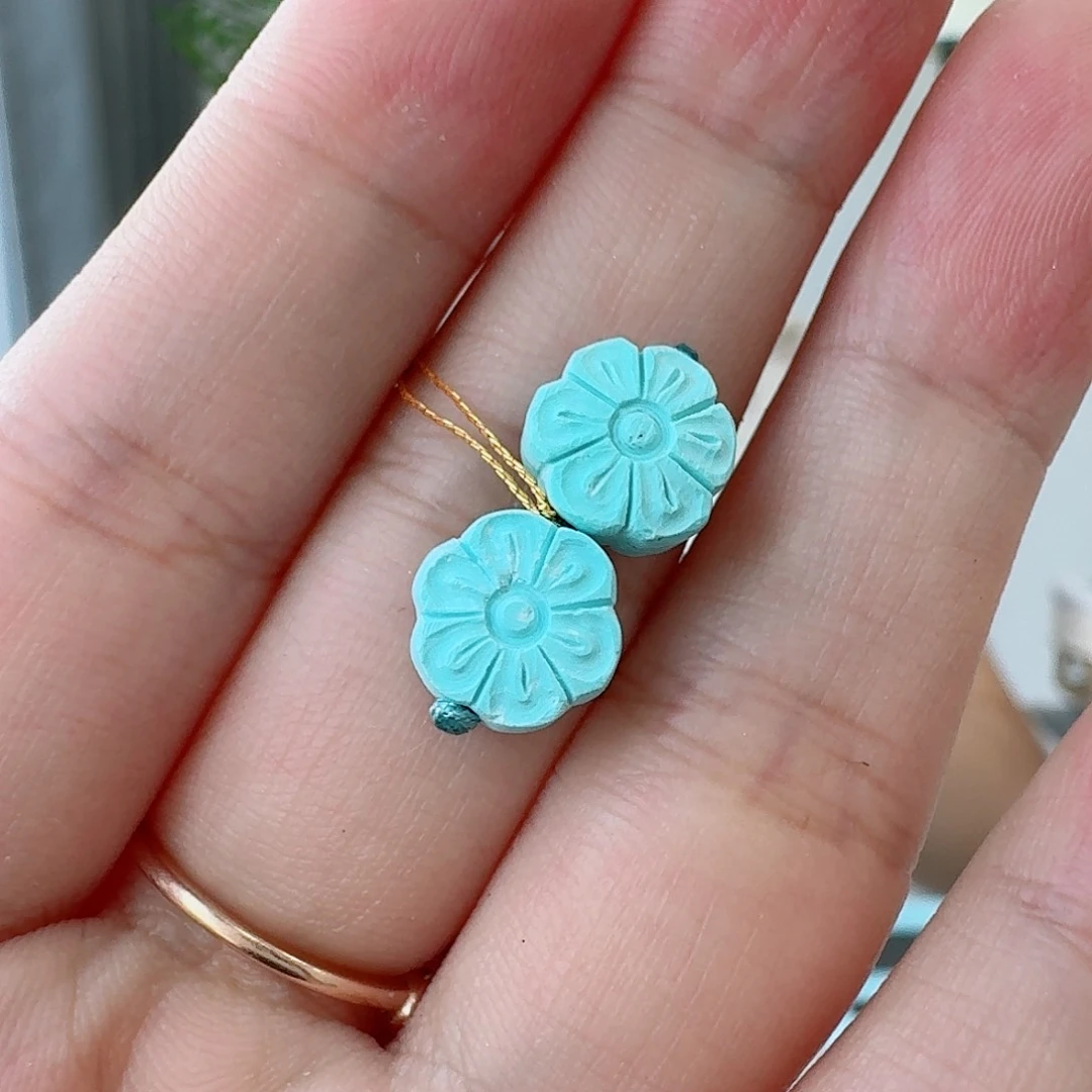 未镶嵌绿松石珠宝奇石