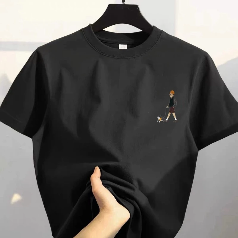 奥特莱斯~外贸清仓潮流重磅纯棉短袖t恤男士男装男生夏季半袖上衣