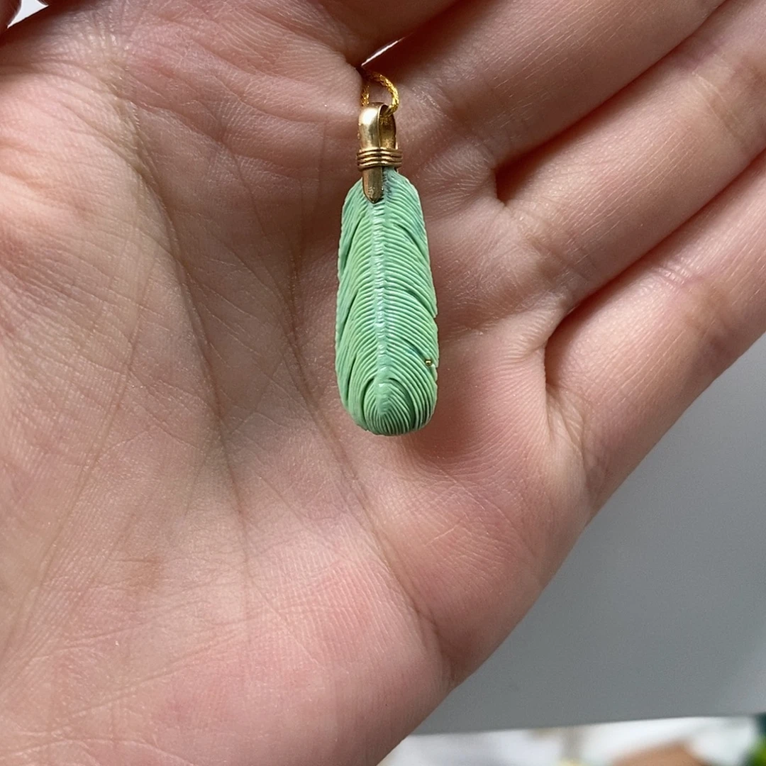 18K金镶嵌绿松石珠宝奇石