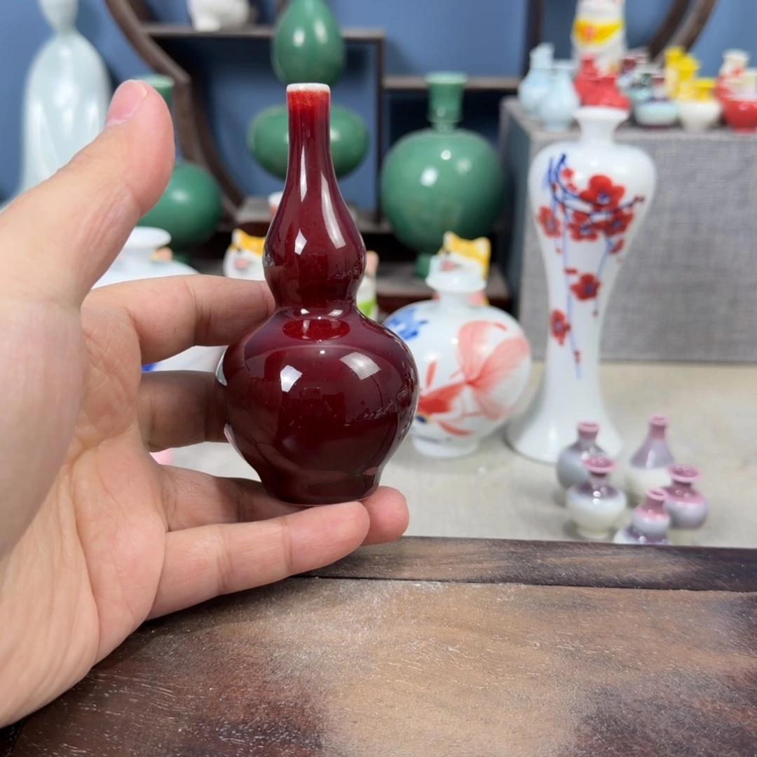 陶瓷手工小花器摆件