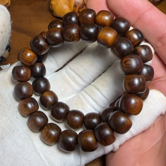 柏木（崖柏）ℒ****全陈化老料把件串