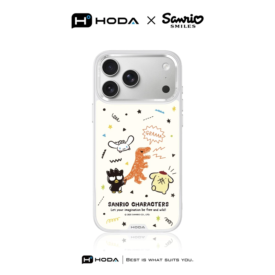【M33】HODA三丽鸥联名【手绘风暴龙】适用于iPhone17系列磁吸手机壳