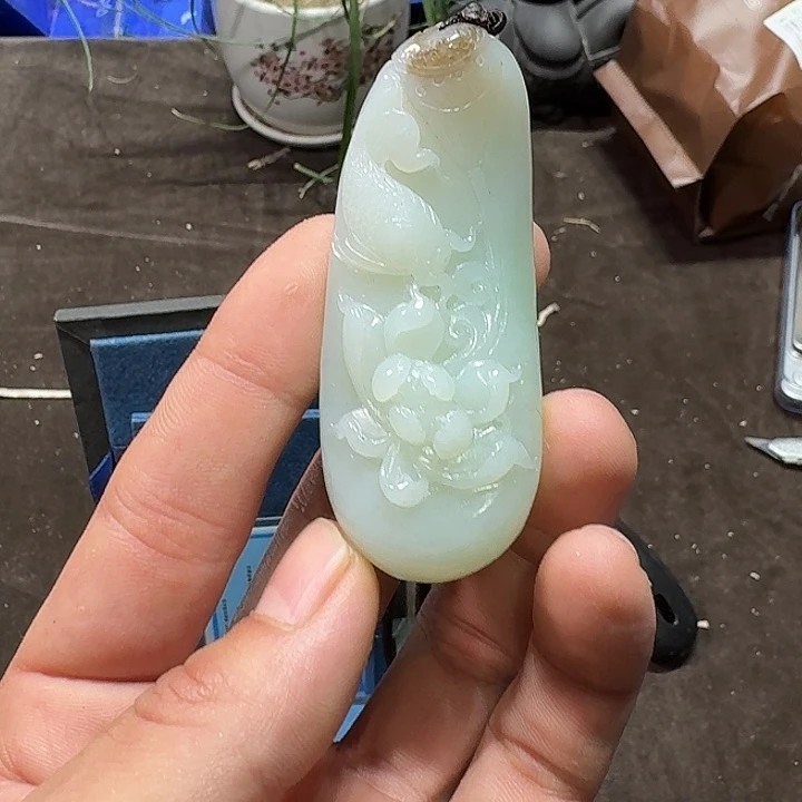 未镶嵌和田玉车挂