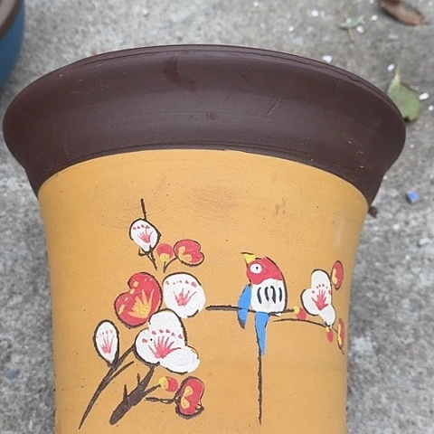 紫砂宜兴紫砂花盆64