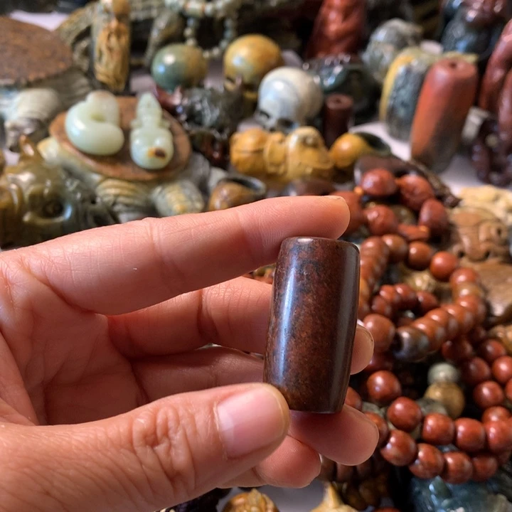 手链未镶嵌岫岩河磨玉（透闪石质玉）