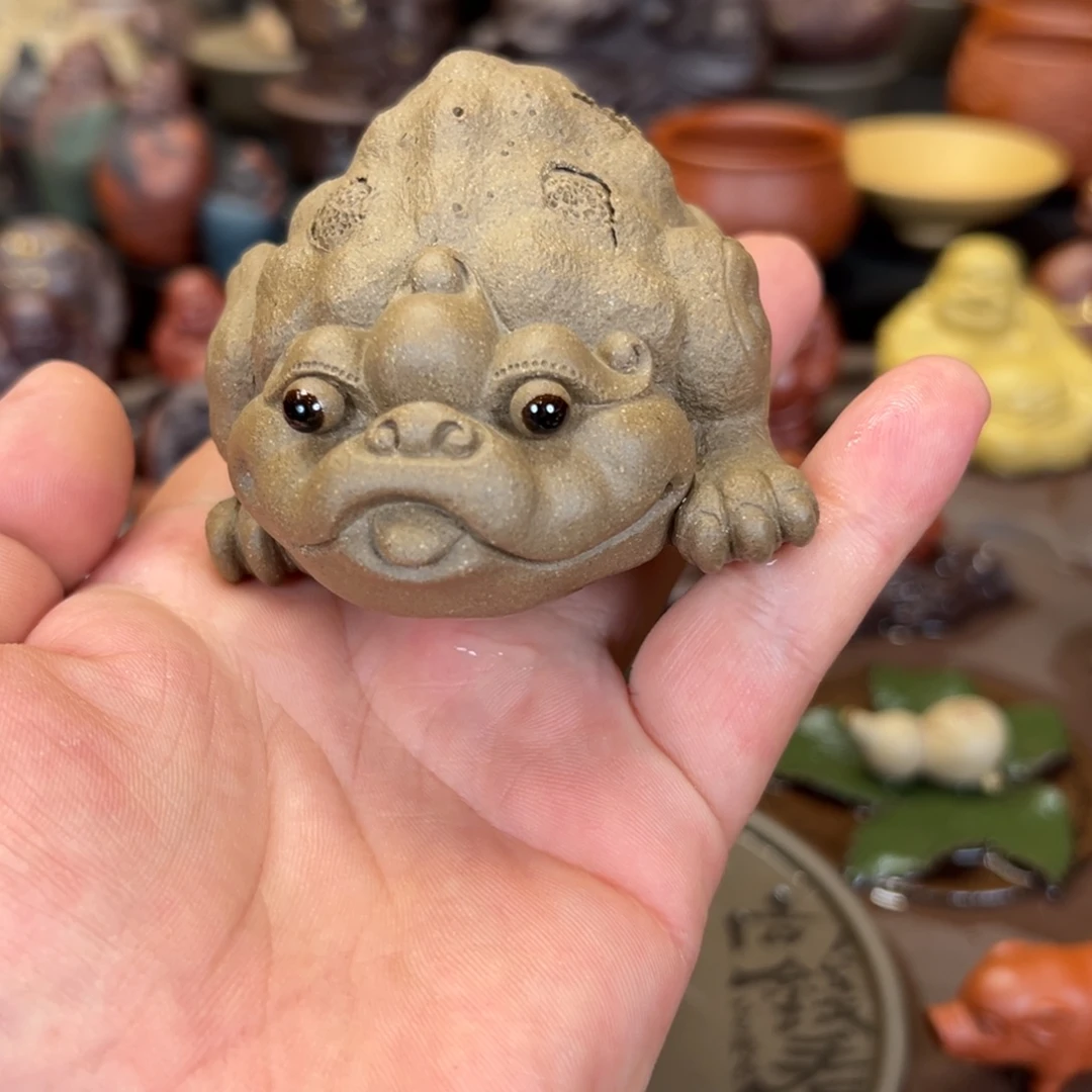 紫砂茶宠紫砂金蟾