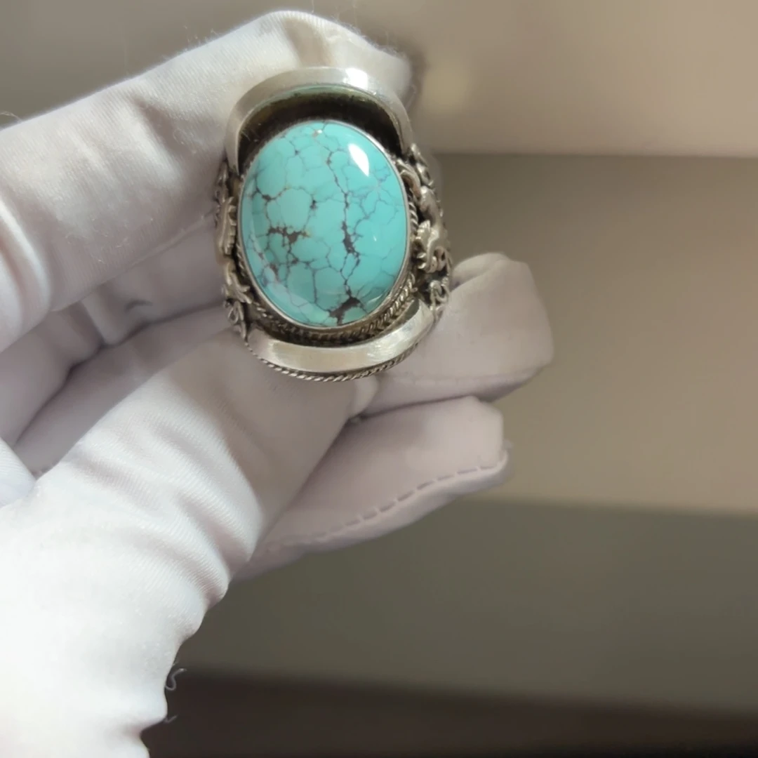 绿松石戒指合金极**雷