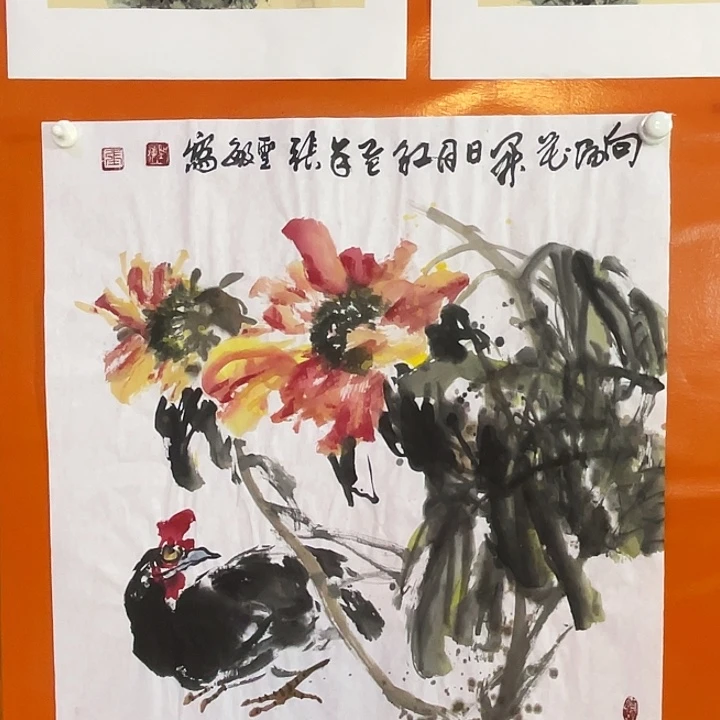 国画张圣敏先生纯手绘作品