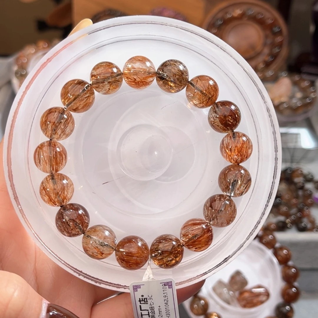 水晶手链未镶嵌黑金超七12