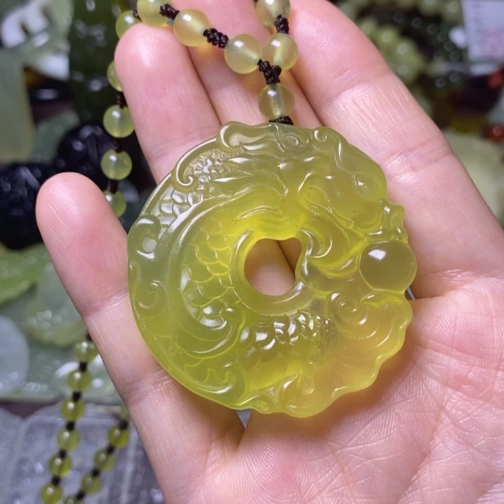 岫玉天然岫玉挂件未镶嵌