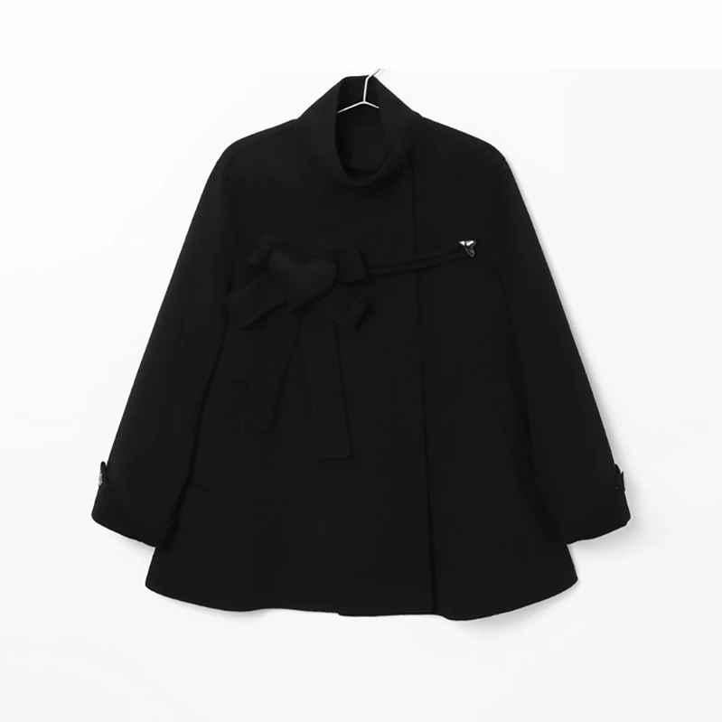 L068斗篷大衣鸟撤柜女装 一线品牌 正品剪牌青仓