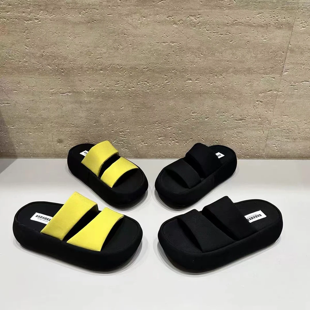 FUJIA STYLE新款时尚百搭简约气质休闲拼接凉鞋TX888