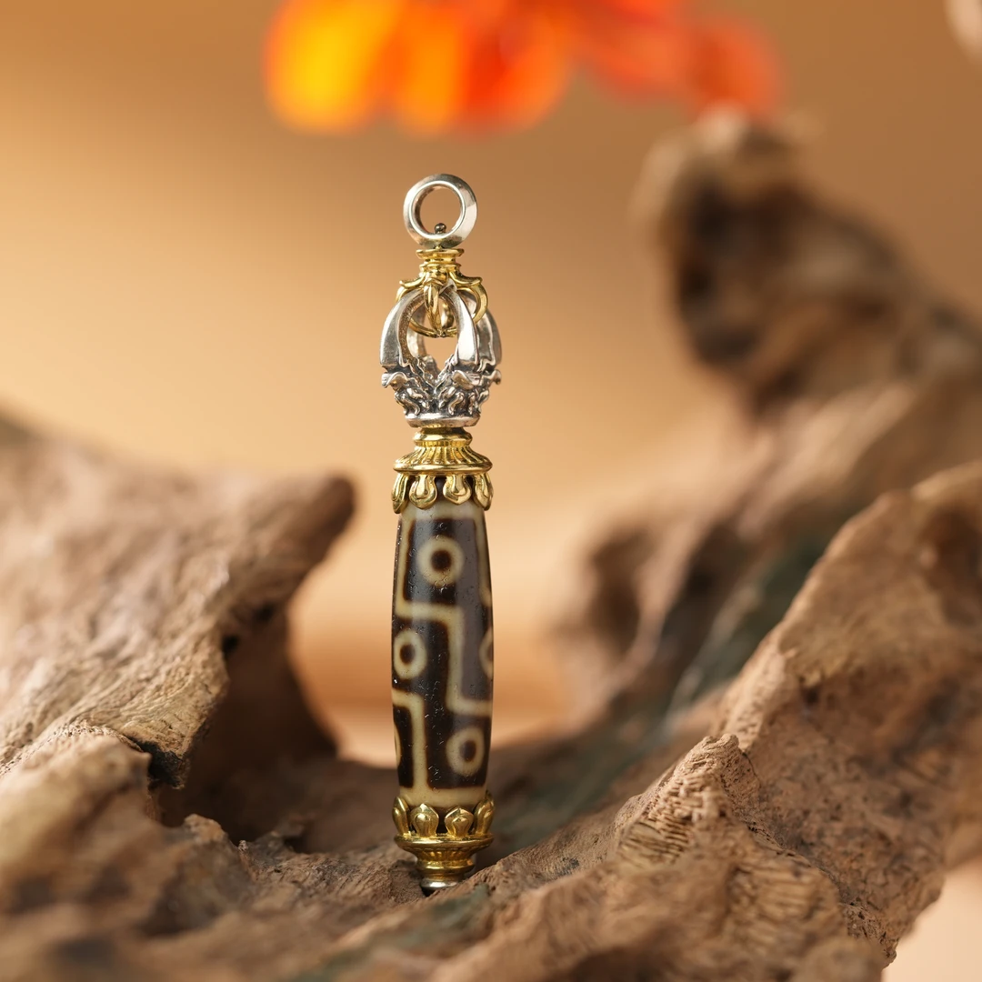 壹加小青|折线九Y 二眼银镶吊坠系列多样性发一