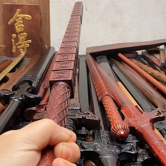 紫檀木木木80长打神鞭