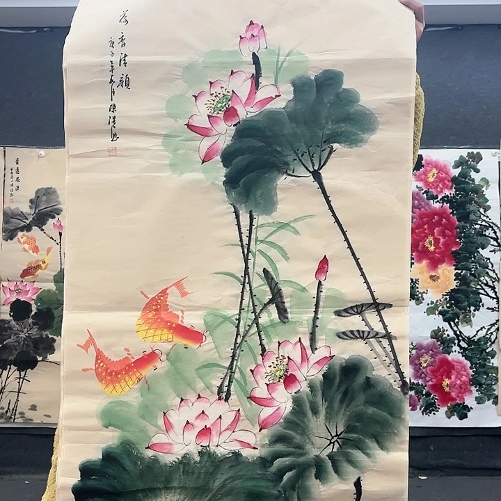 国画无毛或被短柔或