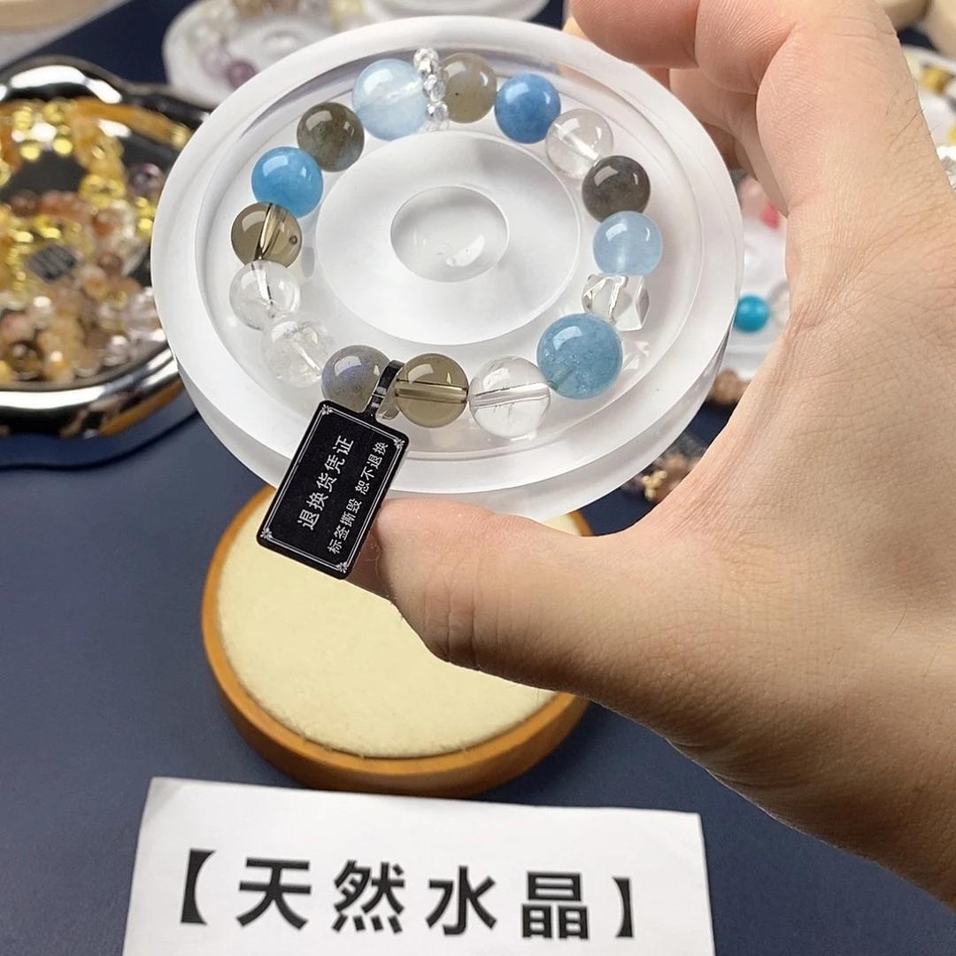 银S925镶嵌手链水晶