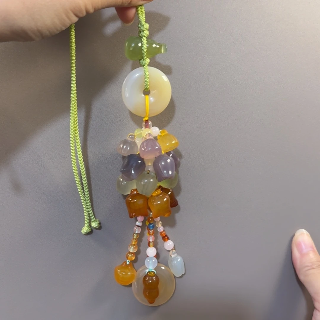 曦***吖玛瑙/玉髓未镶嵌汽车挂件福利款通货料子不挑