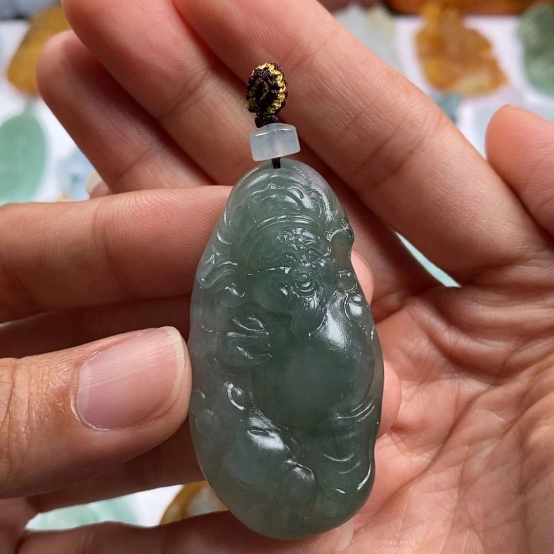 定制翡翠未镶嵌财神